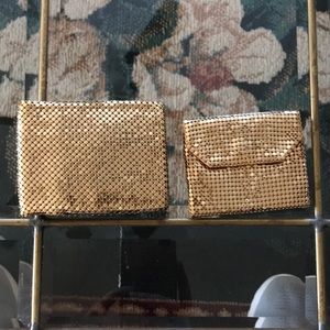 Vintage Gold Wallet and Coin Purse